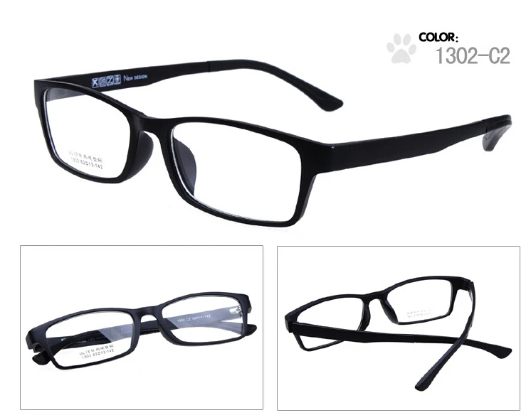 Пластиковые стальные очки с эффектом памяти, ультра-светильник TR90, женские/мужские очки, очки для близорукости, оптические оправы для очков oculos de grau - Цвет оправы: C2