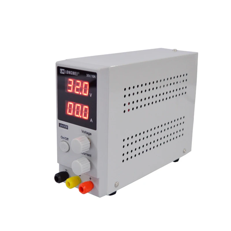 110V 220V Adjustable DC Power Supply 30V 10A Digital Display Laboratory Switching Power Supply Phone PC Repair Voltage Regulator