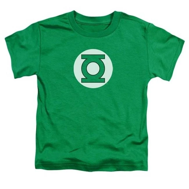 Trevco Dc-Green Lantern Logo - Short Sleeve Toddler Tee - Kelly Green Small 2T