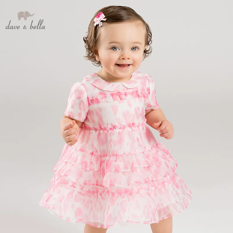 

Dave bella summer baby girls party wedding birthday dress children Lolita dresses toddler infant clothes DB7554
