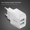 Baseus Dual USB Charger EU Plug Quick Charge 2.1A Wall Charger Max Mobile Phone Charging Mini Adapter Travel Charger For iPhone ► Photo 2/6