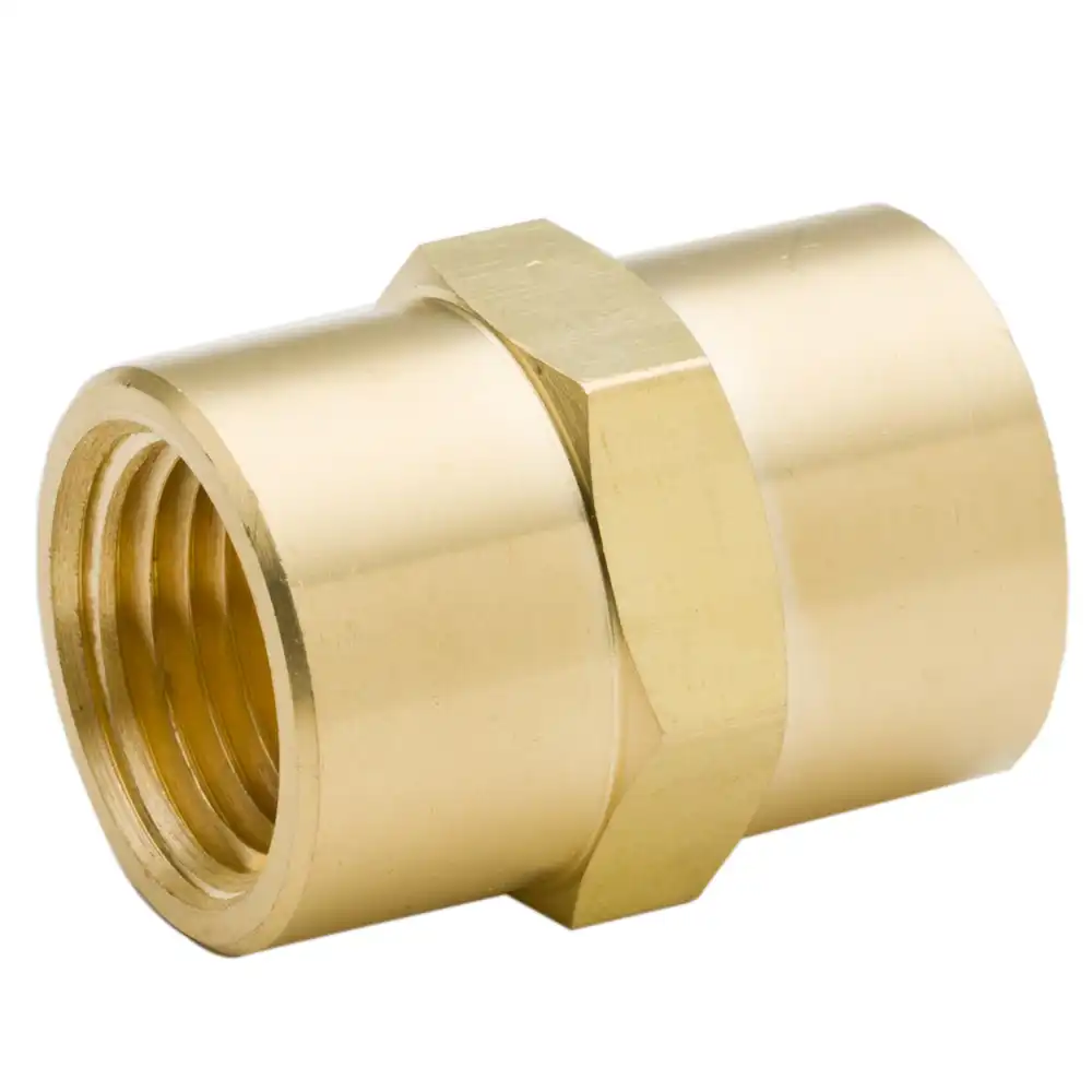 2pcs 1/8" 1/4" 3/8" 1/2" NPT NPTF Female Thread Plumb Fitting Brass