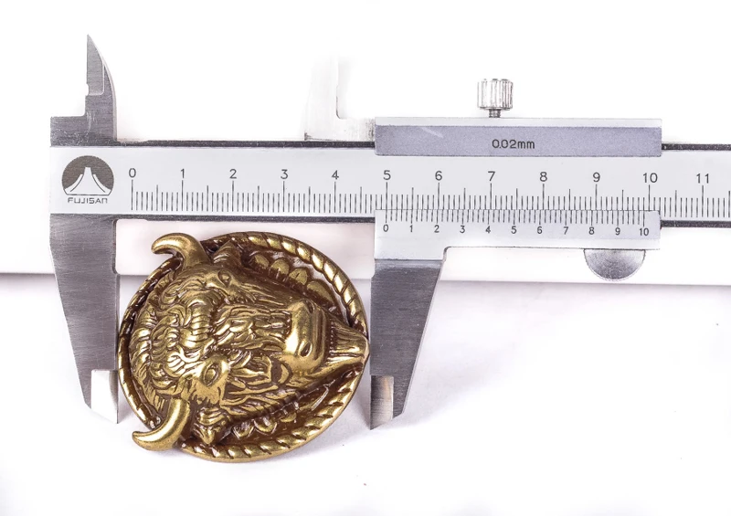 2 шт. 48*50 мм твердая латунная головка буйвола Bison bull кожаное ремесло Western Saddle Conchos