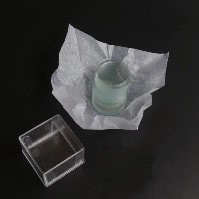300 шт 12 мм ~ 20 мм круглый микроскоп предметное стекло крышка слипы устройства для микроскопа горки крышки