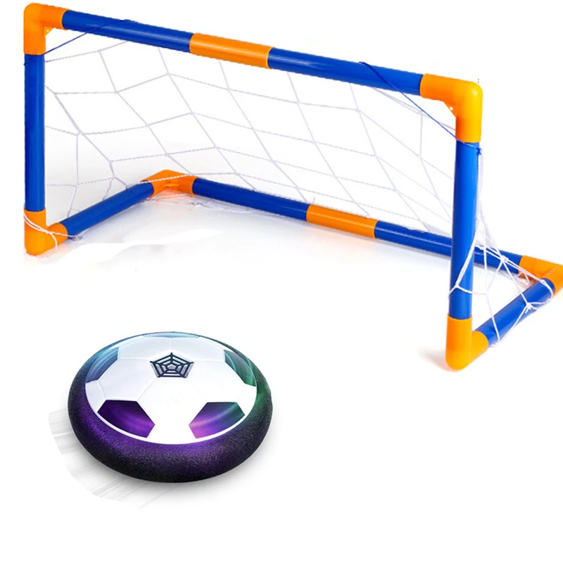 

Kids Hover Ball Toys Soccer Training equipment with LED Light Air Power Gliding Football Disc with Foam Bumper for Indoor Games