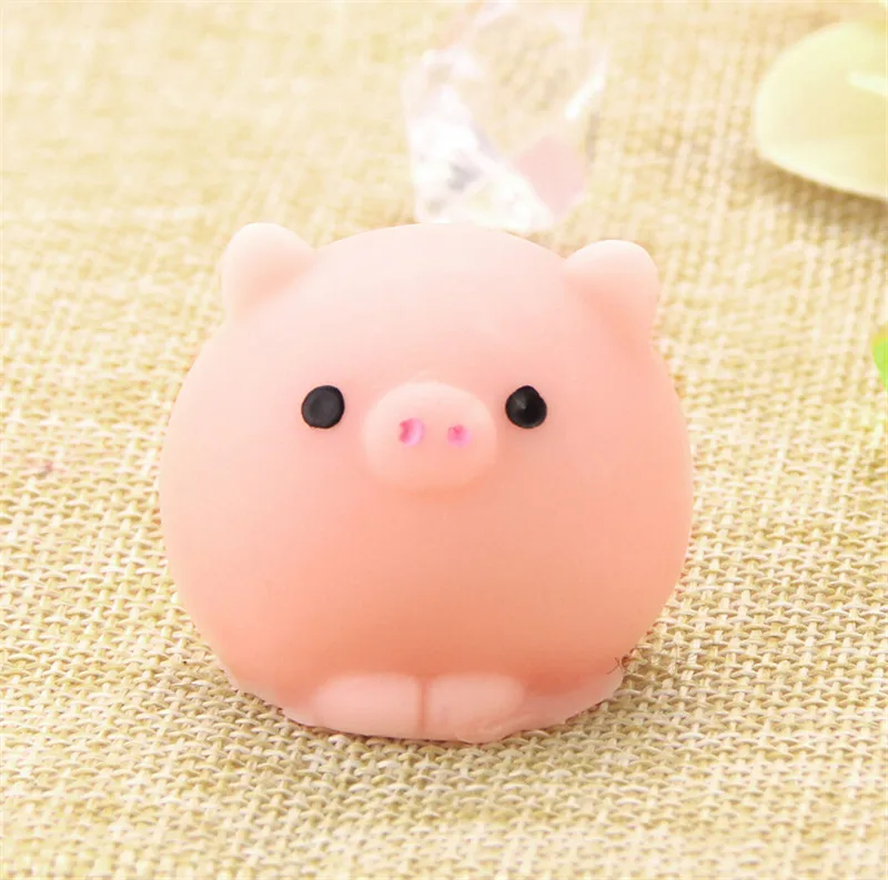 

Cute Toy Kawaii Collection Fun Joke Gift Anti-stress Toys New Cute Pig Ball Mochi Squishy Squeeze Prayer