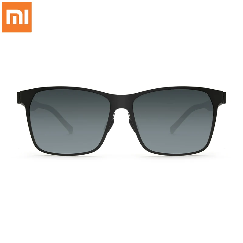 Xiaomi TS нейлон поляризованные солнцезащитные очки Mijia настройки ультра-тонкий легкий предназначен для путешествий на открытом воздухе - Цвет: Черный