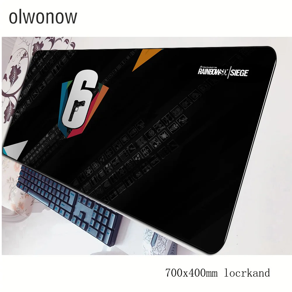 

rainbow six siege mousepad 700x400x3mm gaming mouse pad big gamer mat Popular computer desk padmouse keyboard large play mats