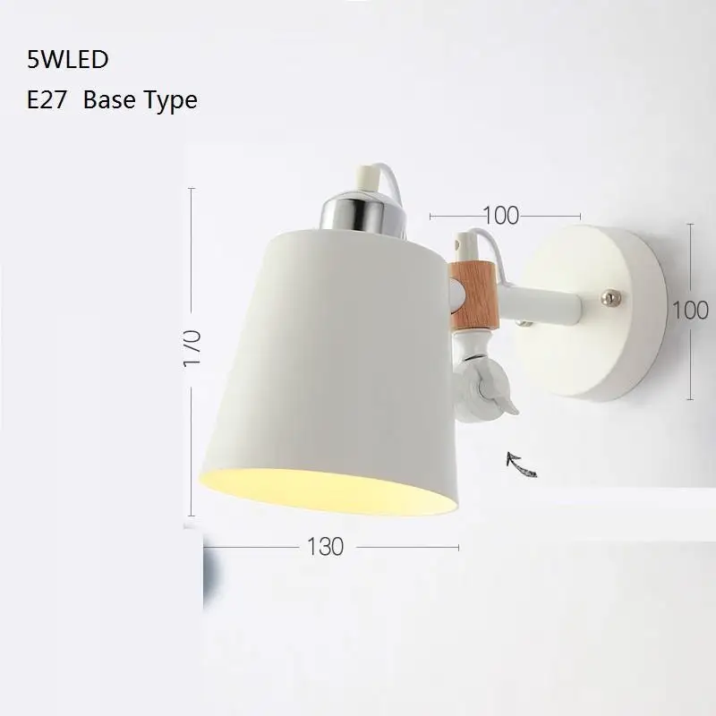 Version G Настенный светильник для дома Arandela Coiffeuse Avec Miroir Lampen, современный настенный светильник - Цвет абажура: Version G