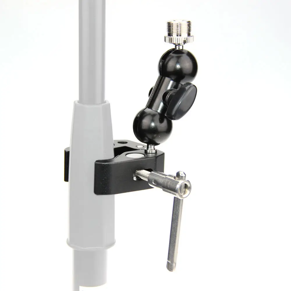 Crab clamp  _Mini Ball Head _Camera Mount _for _microphones (3)