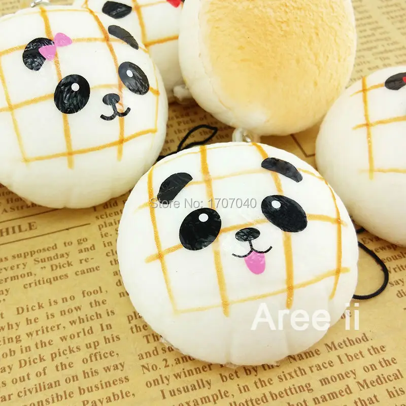 Милый ананапль хлеб из панды мягкие коллекционные Мягкие Булочки Хлеб игрушечная еда подарок 1 шт
