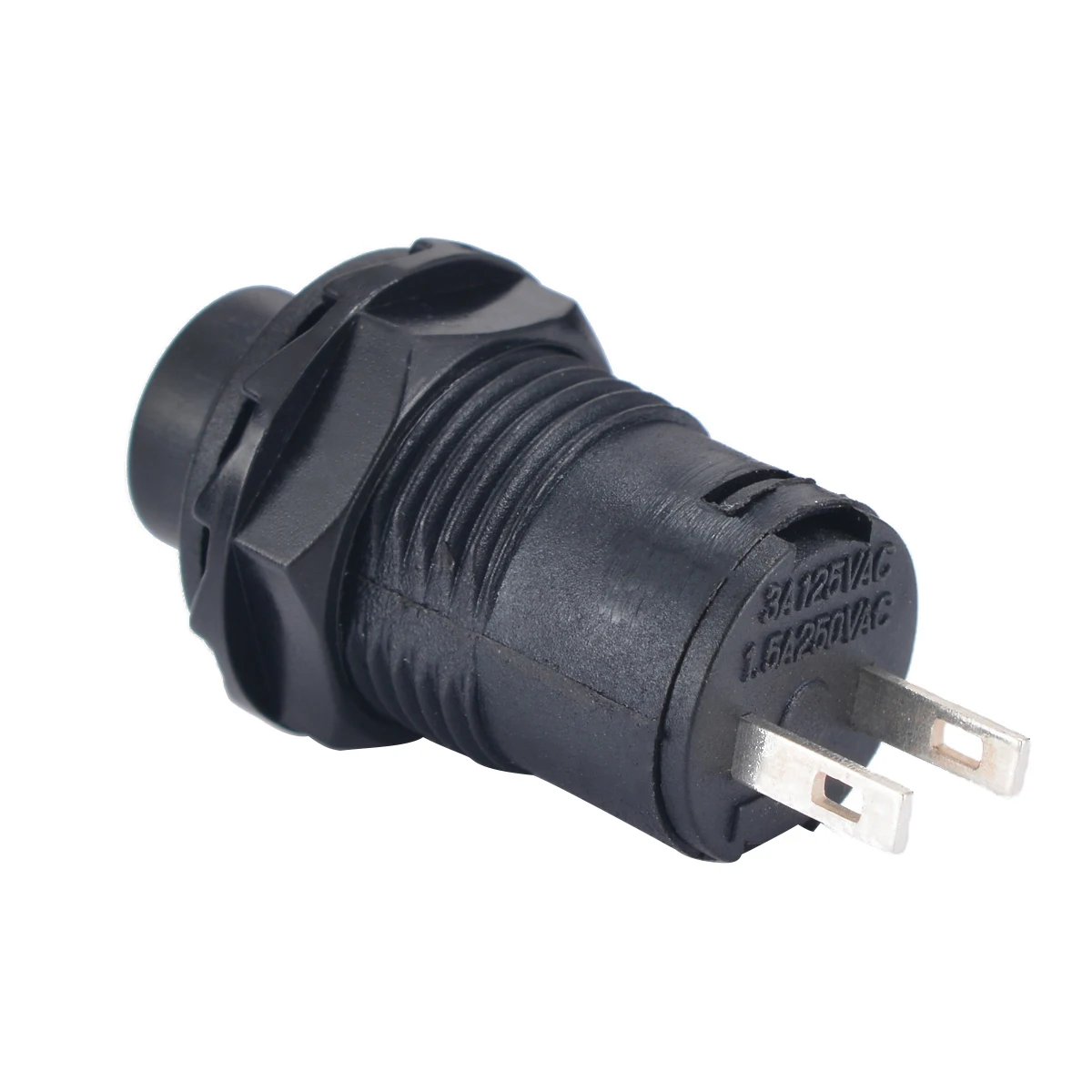

10 Piece Mini Car Push Button Switches 12mm 12V 1.5-3A Auto Boat Dash Locking Latching OFF/ON Black Push Button Switch
