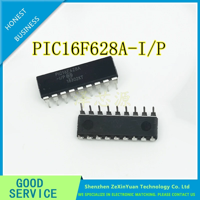 1 шт. PIC16F628A-I/P PIC16F628AIP PIC16F628A 16F628A DIP18 Новый оригинал | Электроника
