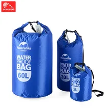 5/20/60L водонепроницаемый плавательный мешок Спорт на открытом воздухе рафтинг плавающие сумка прозрачный свет пляжный рюкзак для дрифтинга