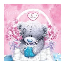 На заказ Алмазная картина плюшевый мишка вышивка крестиком Санта Клаус Снеговик hibah домашний декор diy pintura Алмазная мозаика Круз полный квадрат