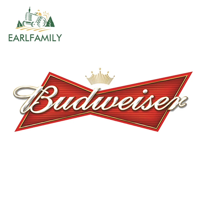 5'' or 6'' 3'' Budweiser Beer Logo Eagle Car Bumper Sticker Decal