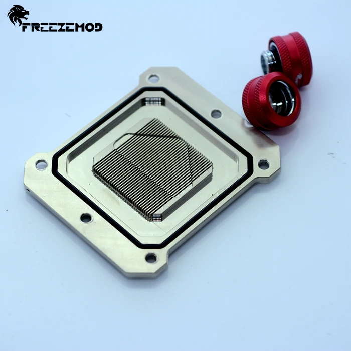 FREEZEMOD PC cpu AMD кулер для воды блок sprayable жидкостный блок для AM3/AM4/TR4 4pin RGB/3pin RBW светильник. AMD-XPM