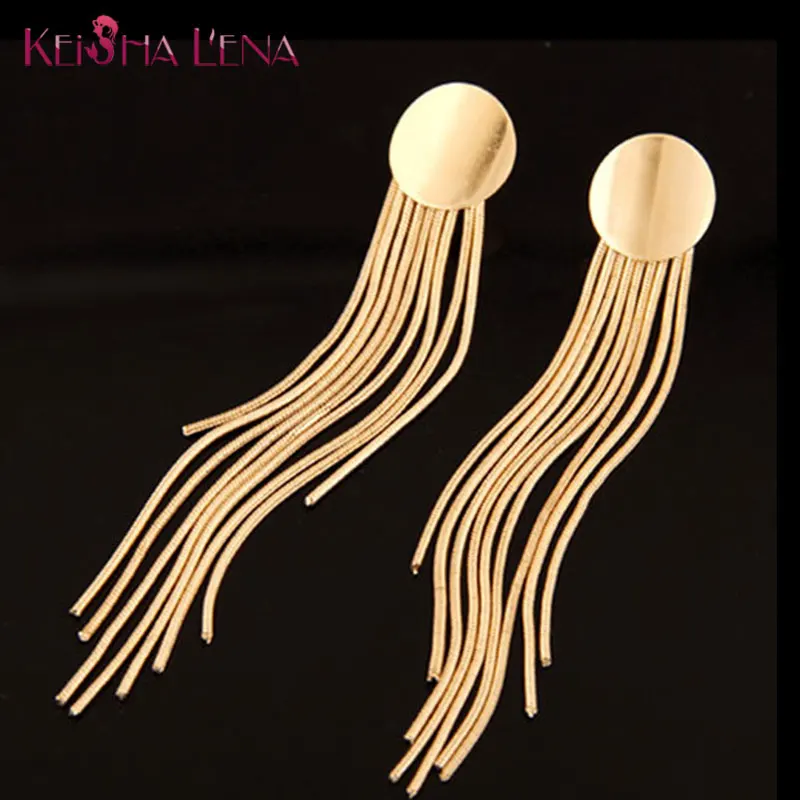 

Keisha Lena Drop Earrings For Women Long Earrings Big Tassel Earrings 2017 Mother's Day Gift Fashion Women Jewelry Party Wedding