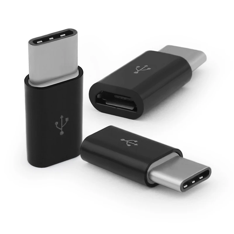 Micro usb male naar type-c microusb naar type c адаптер преобразователя для huawei macbook oneplus xiaomi otg data opladen зарядное устройство ka