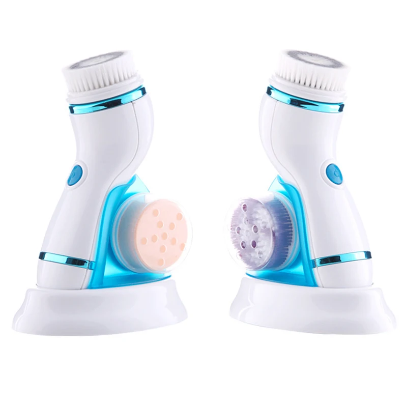 

Electric Facial Cleansing Brush Machine Electric Rotating Face brush Ultrasonic Cleanser Whitening Blackhead Removal Oil-control
