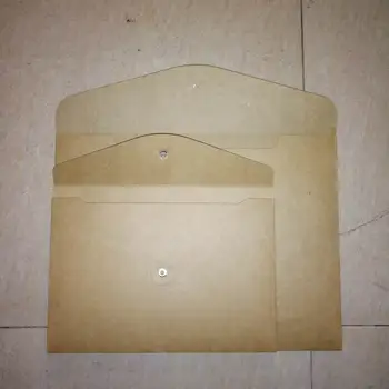 

100 pcs blank A4 / A5 thick kraft envelope,vertical A4 paper documents bags thick kraft file envelope bags Horizontal