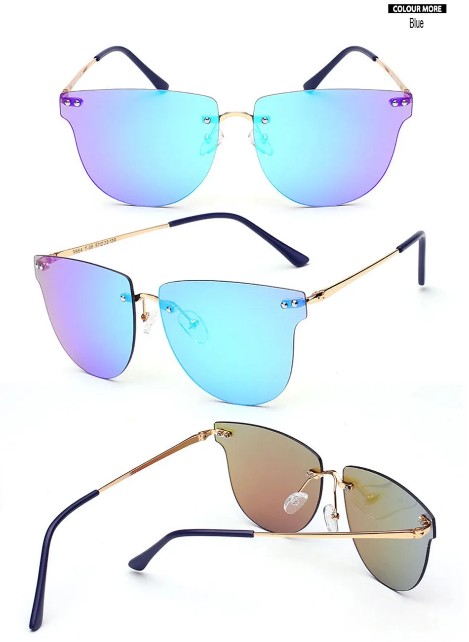 FEIDU/ модные интегрированные солнцезащитные очки без оправы из сплава для женщин и мужчин, брендовые дизайнерские солнцезащитные очки с плоским зеркалом для женщин, Oculos De Sol