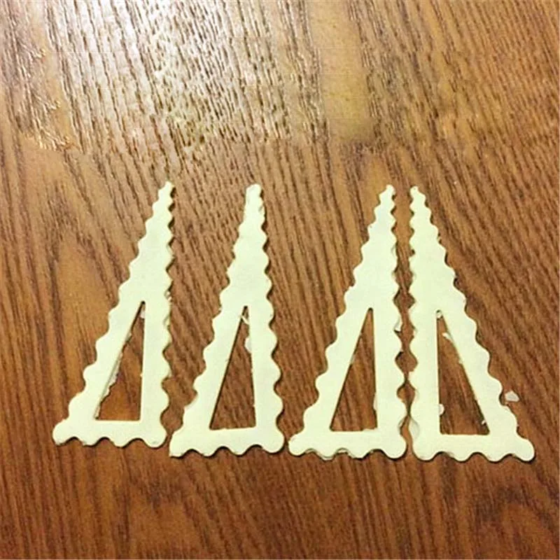 Bakeware Tool Hollow Triangle Shape Cake Topper Sides Stencils Bakery Tool Silicone Cake Mold Chocolate Mould Cake Decorations