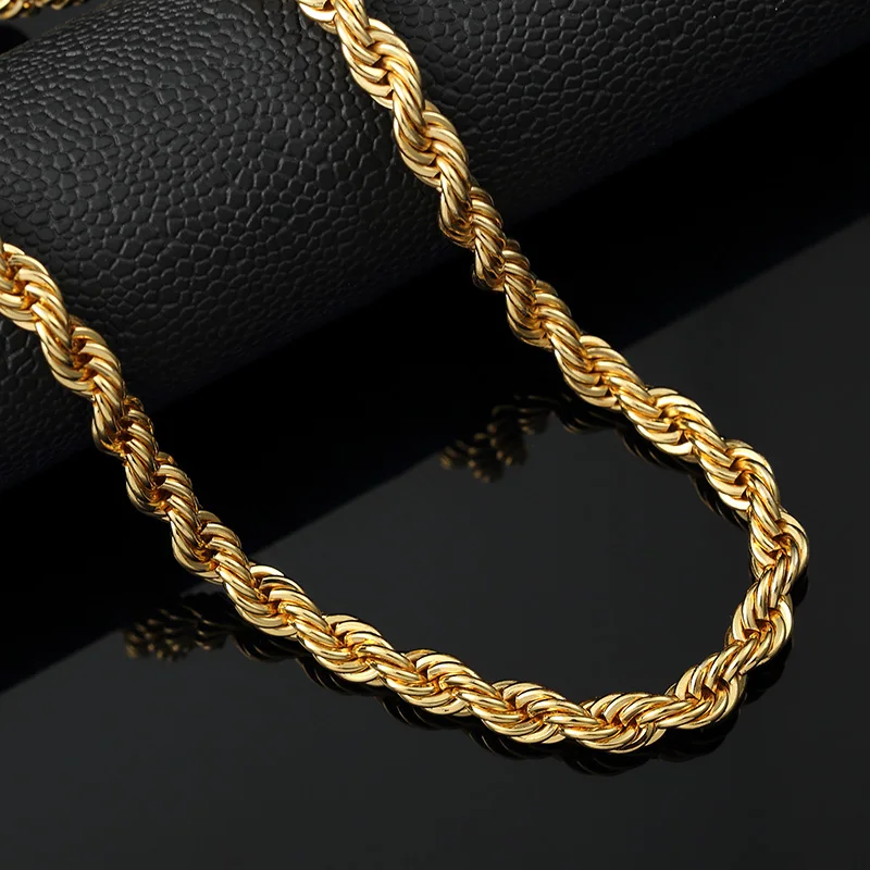 Fashion New arrival coarse twisted chain 80cm all match fashionin