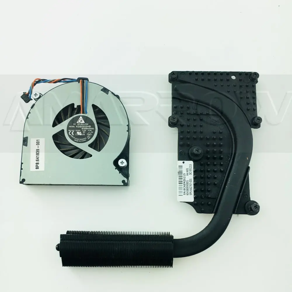 

Original for HP 8460P 8460W 8470W 6460B cooling heatsink with fan 6043B0090001 642767-001 644564-001