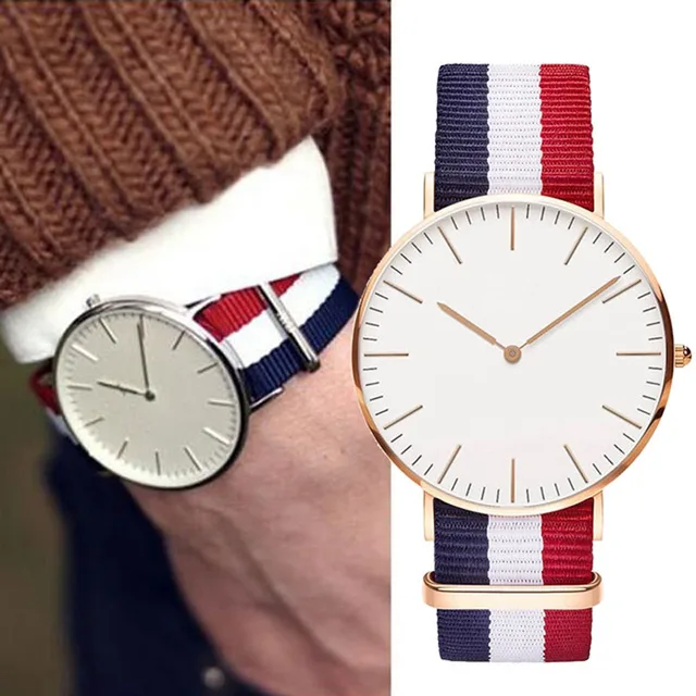 Fashion women wathes classic brand men watch casual nylon style DW watches quart Fashion women wathes classic brand men watch casual nylon style DW watches quart