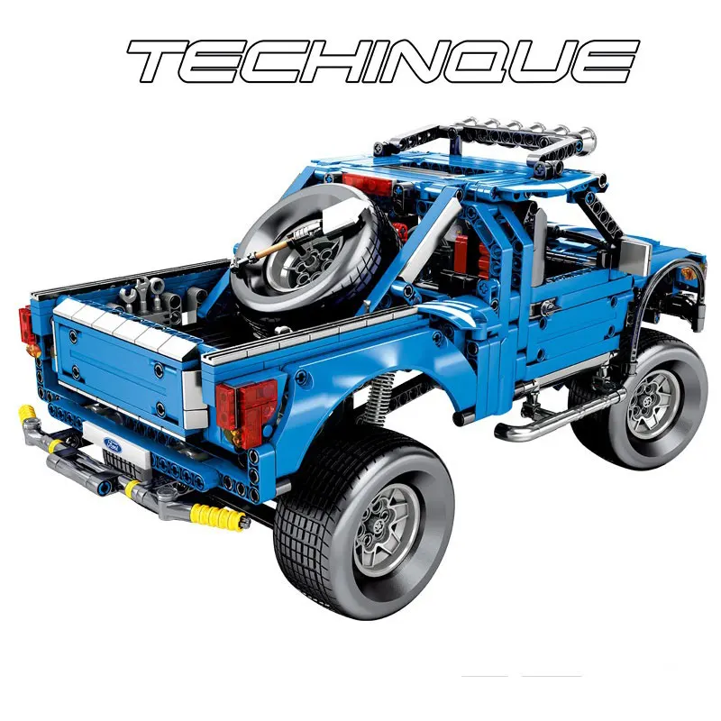 1288PCS Technic Off-Road Truck Compatible legoing Building Block Speed champions Pullback Car Brick Toy for Children kids Gifts 1288PCS Technic Off-Road Truck Compatible legoing Building Block Speed champions Pullback Car Brick Toy for Children kids Gifts