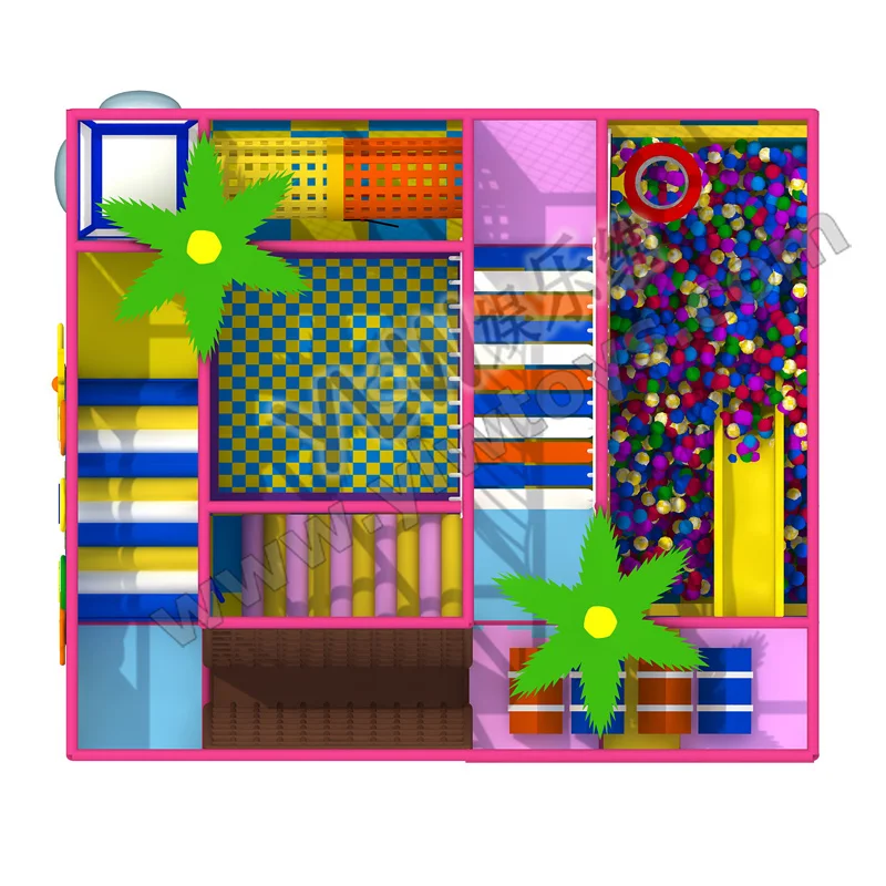 Large Playground Maze Indoor Soft Playground Games for Shopping