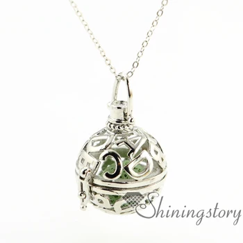 

ABC openwork essential oil jewelry essential oil necklace wholesale diffuser jewelry diffuser lockets metal volcanic stone