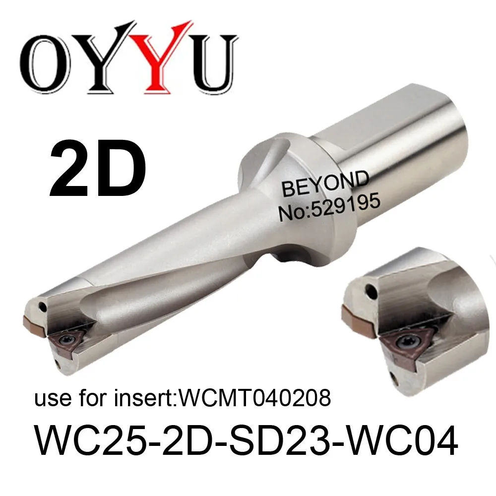 

WC25-2D-SD23-WC04, WC indexable insert drill U Drilling Shallow Hole indexable insert drills,Cooling hole,original factory