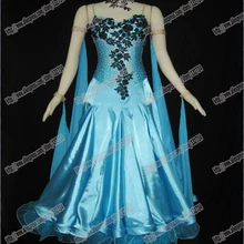 Современный Вальс Танго Костюмы для бальных танцев платье для танцев, гладкой Костюмы для бальных танцев платье, Стандартный Костюмы для бальных танцев платье Обувь для девочек b-0341