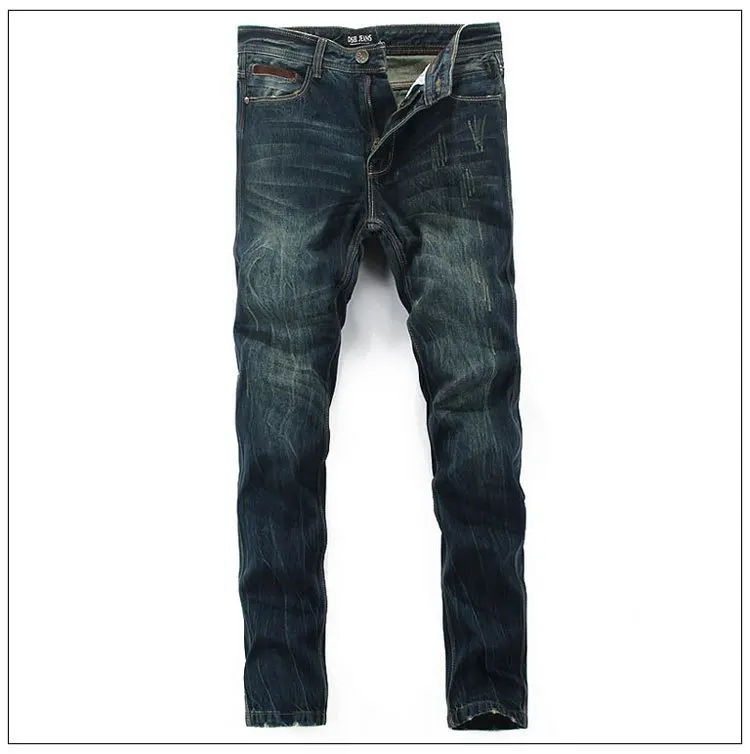New Arrival Men Jeans Famous Brand High Quality Jeans For Men Cotton Stretch Straight Denim Motorcycle