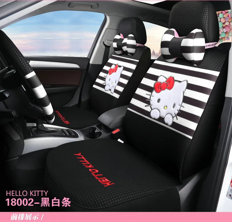 Модные милые автомобильные аксессуары hello kitty Decoracion Para Coches Asientos покрывало для автомобильного сиденья