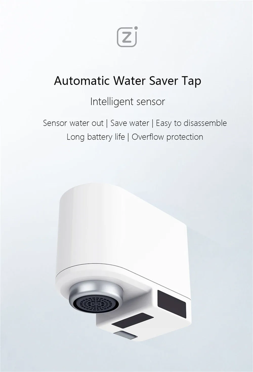 Xiaomi Water Saver Kitchen Accessories Water Tap Extender 2Modes Anti-overflow Baby Kids Hand Washing Sink Water Saving Nozzle (2)