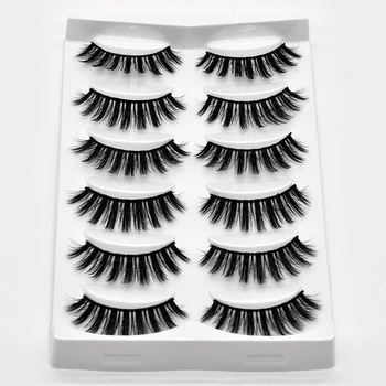 

NEW 6 pairs natural false eyelashes fake lashes long makeup 3d mink lashes eyelash extension mink eyelashes for beauty