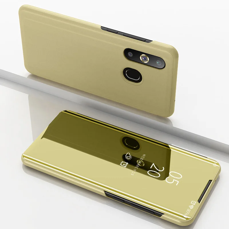 Soaptree умный зеркальный флип-чехол для телефона samsung Galaxy A30 чехол Прозрачный чехол для samsung A40 A60 A70 чехлы на заднюю панель - Цвет: 03