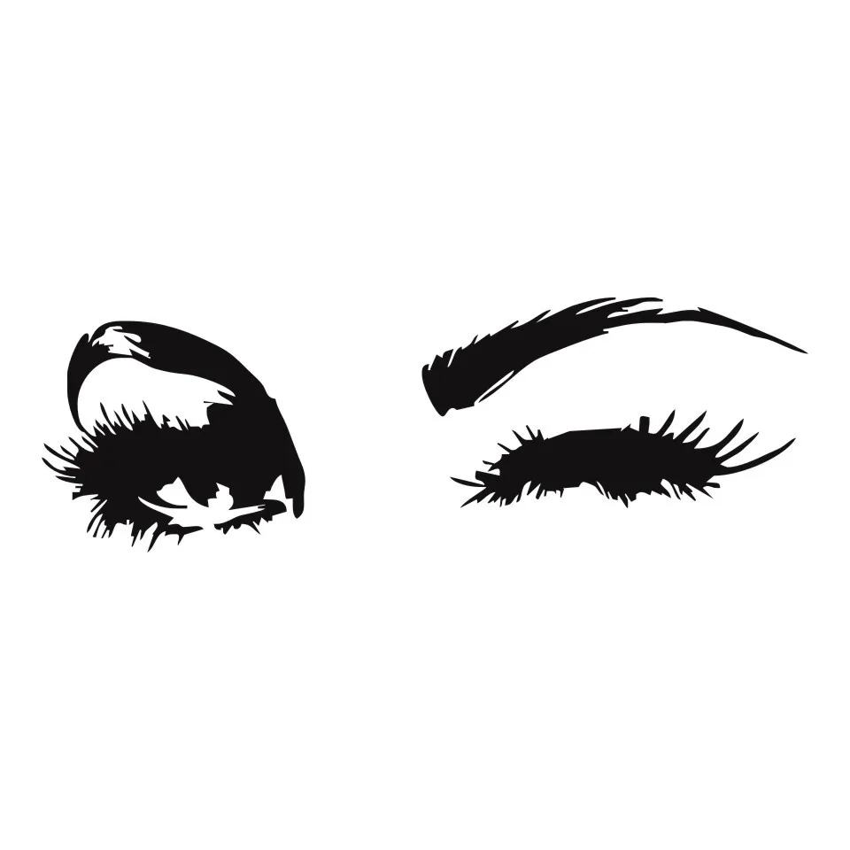 Cunymagos Eyes Beauty Salon Fashion Vinyl Car Sticker Creative Car Body Window Wall Decal Stickers Funny Car Styling 18.16 (3)