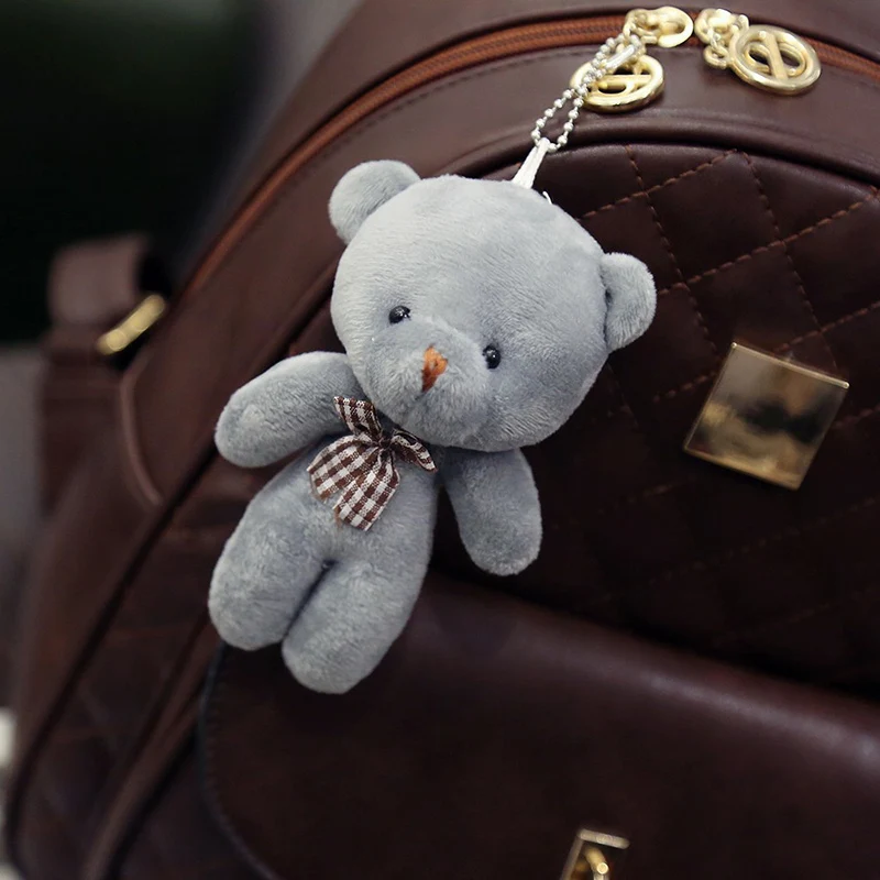 2018 New Shoulder Bags 3 Pcs Bear Tassel Backpack Women Bag Diamond Lattice School Bags for Girls Backpacks for Women  Sac A Dos (18)