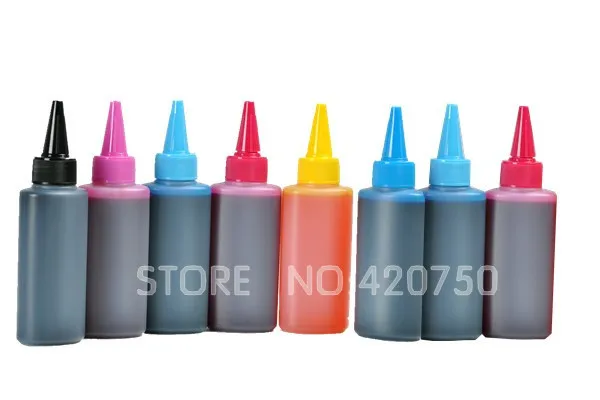 

specialized refill ink suit for canon pro 9000 printer , 8 Color Quality Dye Ink .100ML per color