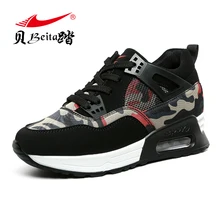 Beita/женские кроссовки на толстой подошве, увеличивающие рост; обувь с воздушной подушкой; профессиональная обувь с дышащей сеткой для бега на открытом воздухе; камуфляжная обувь