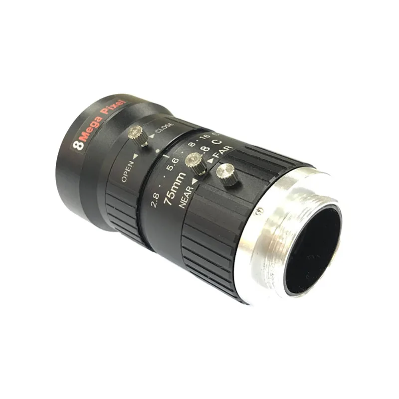 HD 8MP объектив камеры видеонаблюдения 75 мм C CS крепление ручной диафрагмы ручной фокус F1.8 диафрагма " формат изображения камера безопасности промышленный объектив