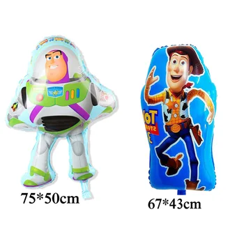 

50pcs/lot lightyear helium balloons irregular style captain Woody party balloons for children toys birthday balloons wholesale