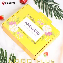 Изумительная желтая креативная портативная коробка бумажная коробка прямоугольная на заказ подарочная сумка коробка Подгонянная подарочная коробка