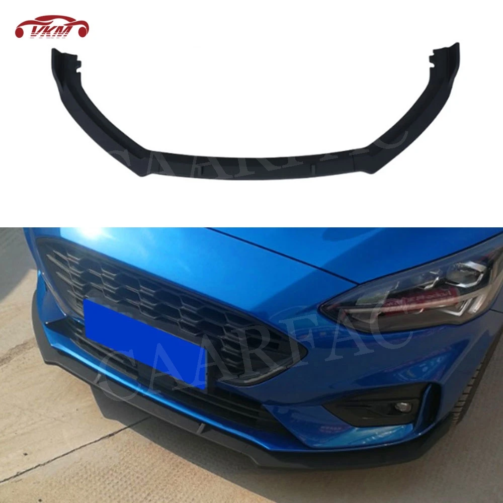 Высококачественная накладка на передний спойлер из АБС пластика для Ford Focus седан