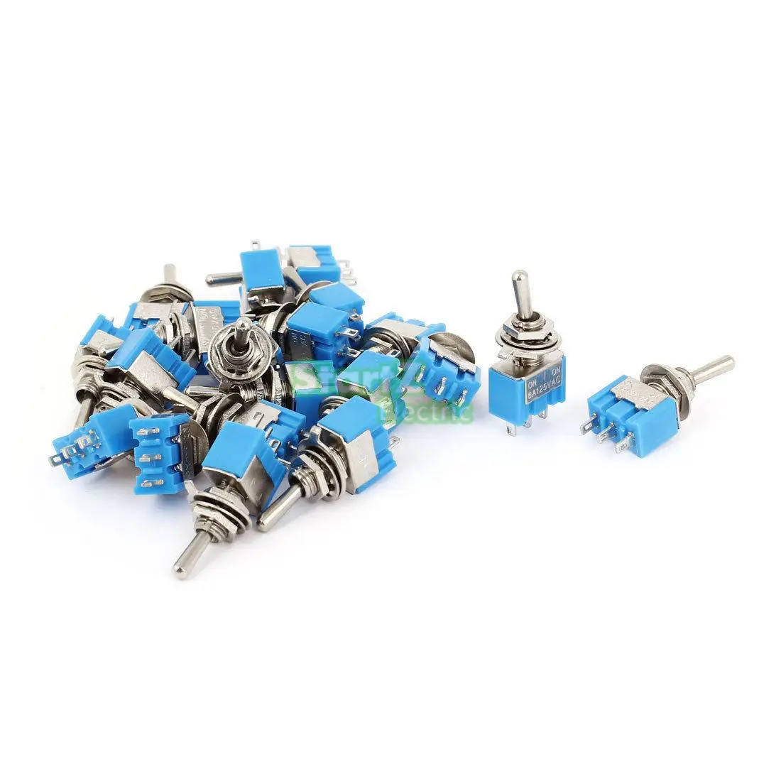 

20Pcs SPDT ON-ON 2 Positions 3 Pin Latching Micro Toggle Switch MTS-102