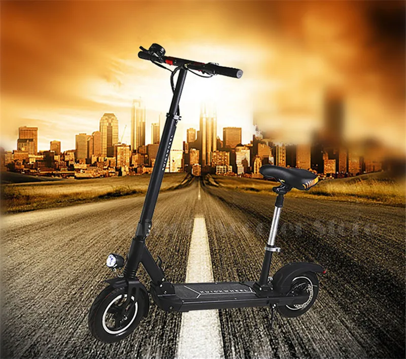 Sale Daibot Electric Kick Scooter 2 Wheels Electric Scooters 36V 350W Portable 10 Inch Foldable Electric Scooter For Adult With Seat 8